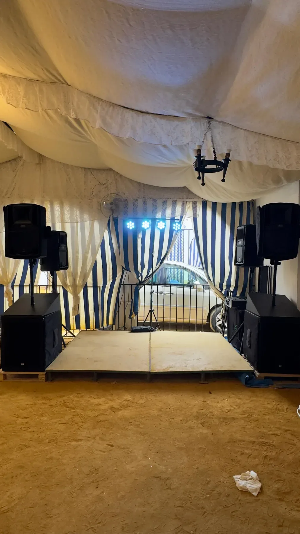 Escenario de feria